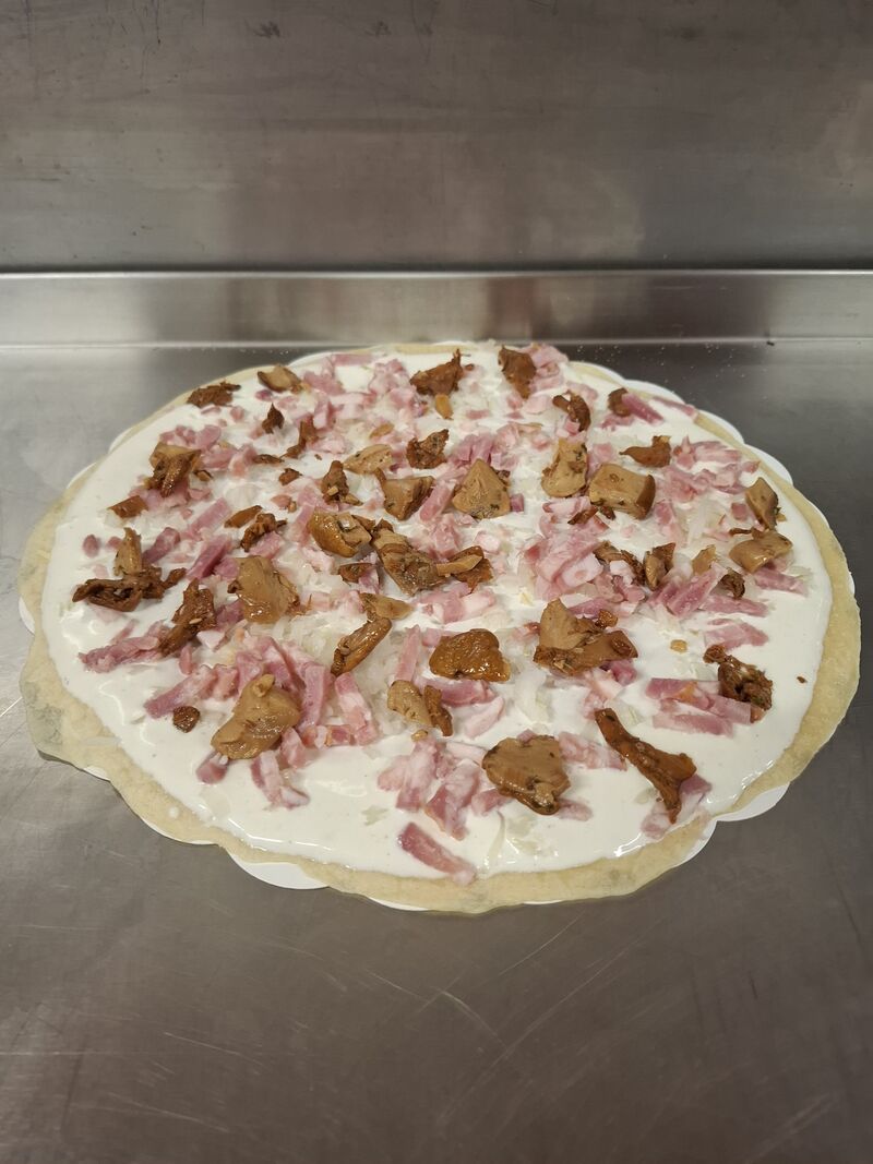 Tarte flambée forestière