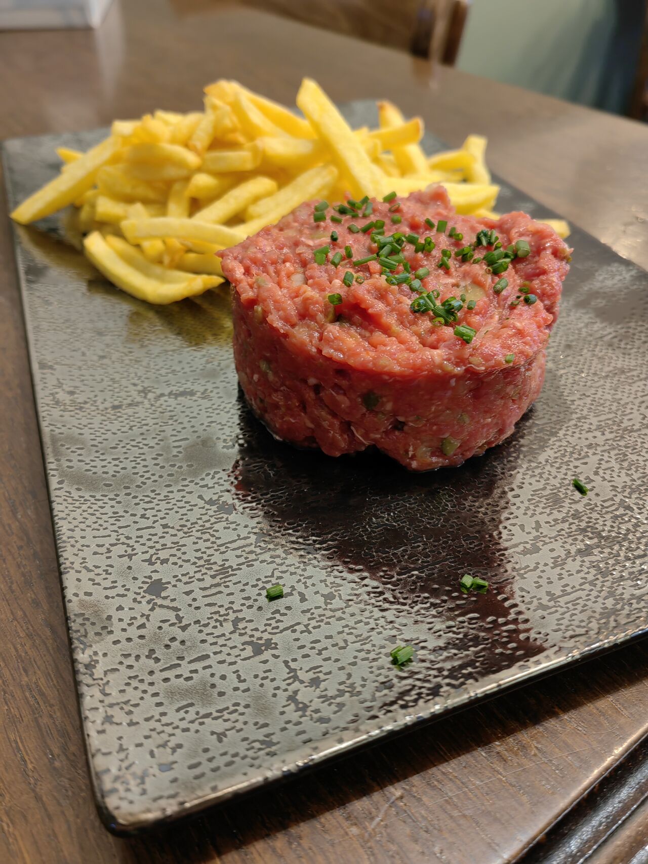 tartare de boeuf préparé