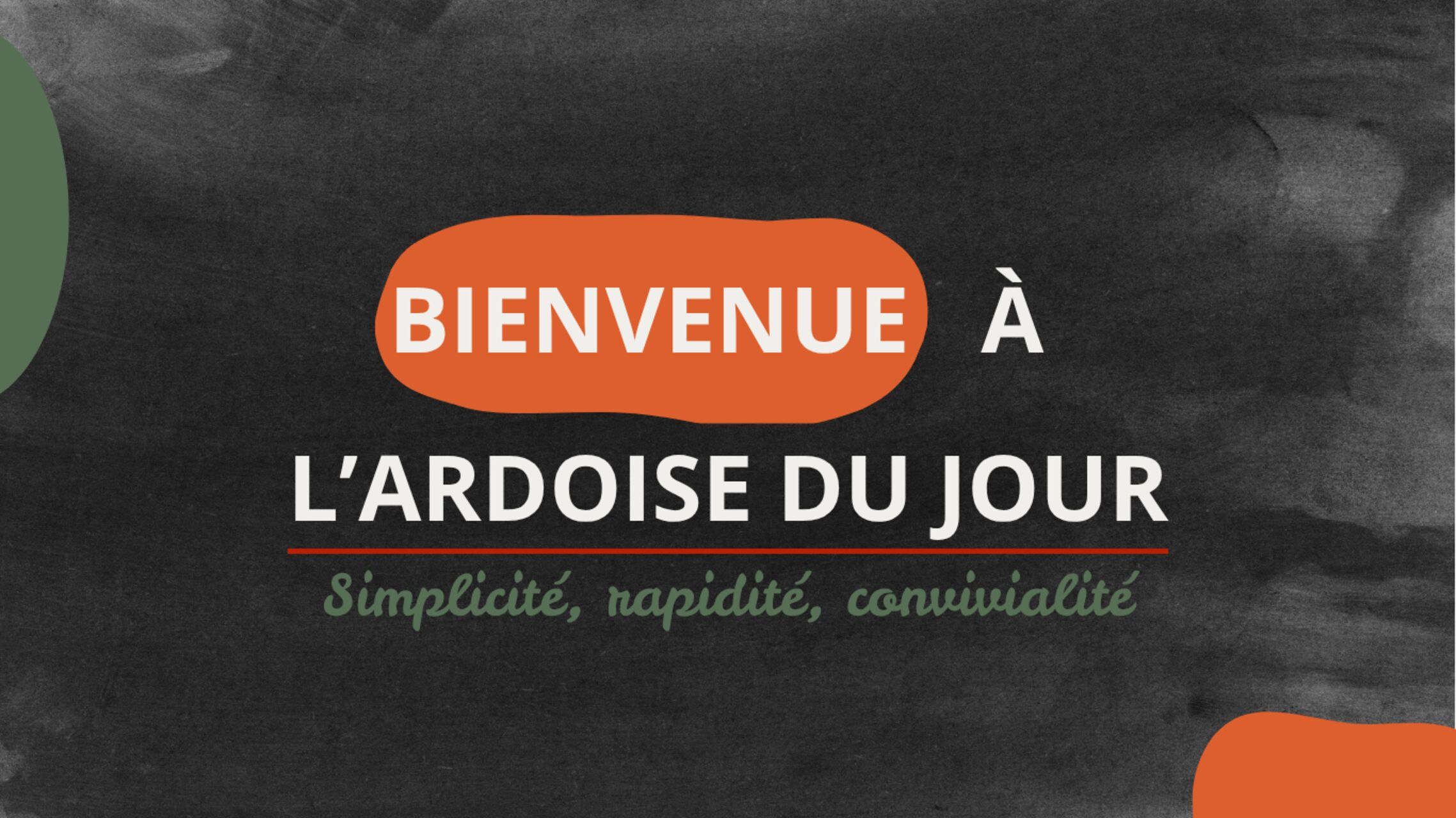 👈 Menu du Jour - Cliquer sur "Notre Menu" à gauche