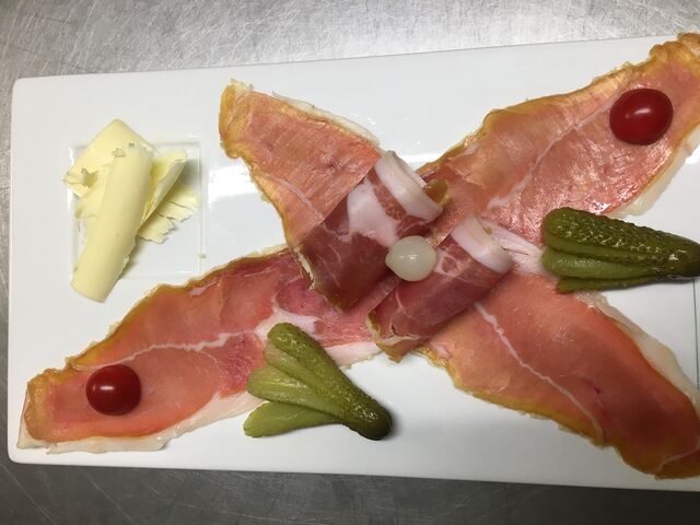 Planche de jambon de pays