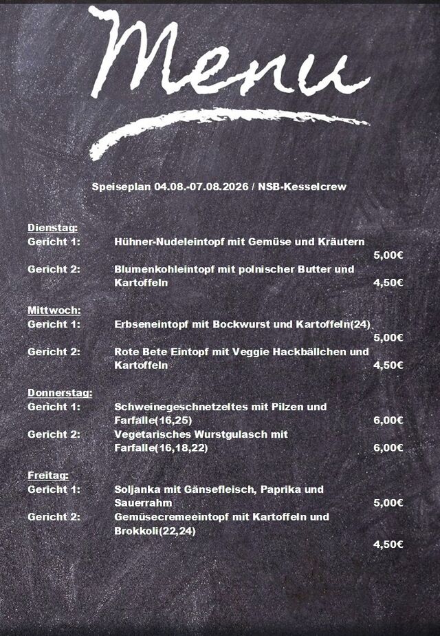 Speiseplan
