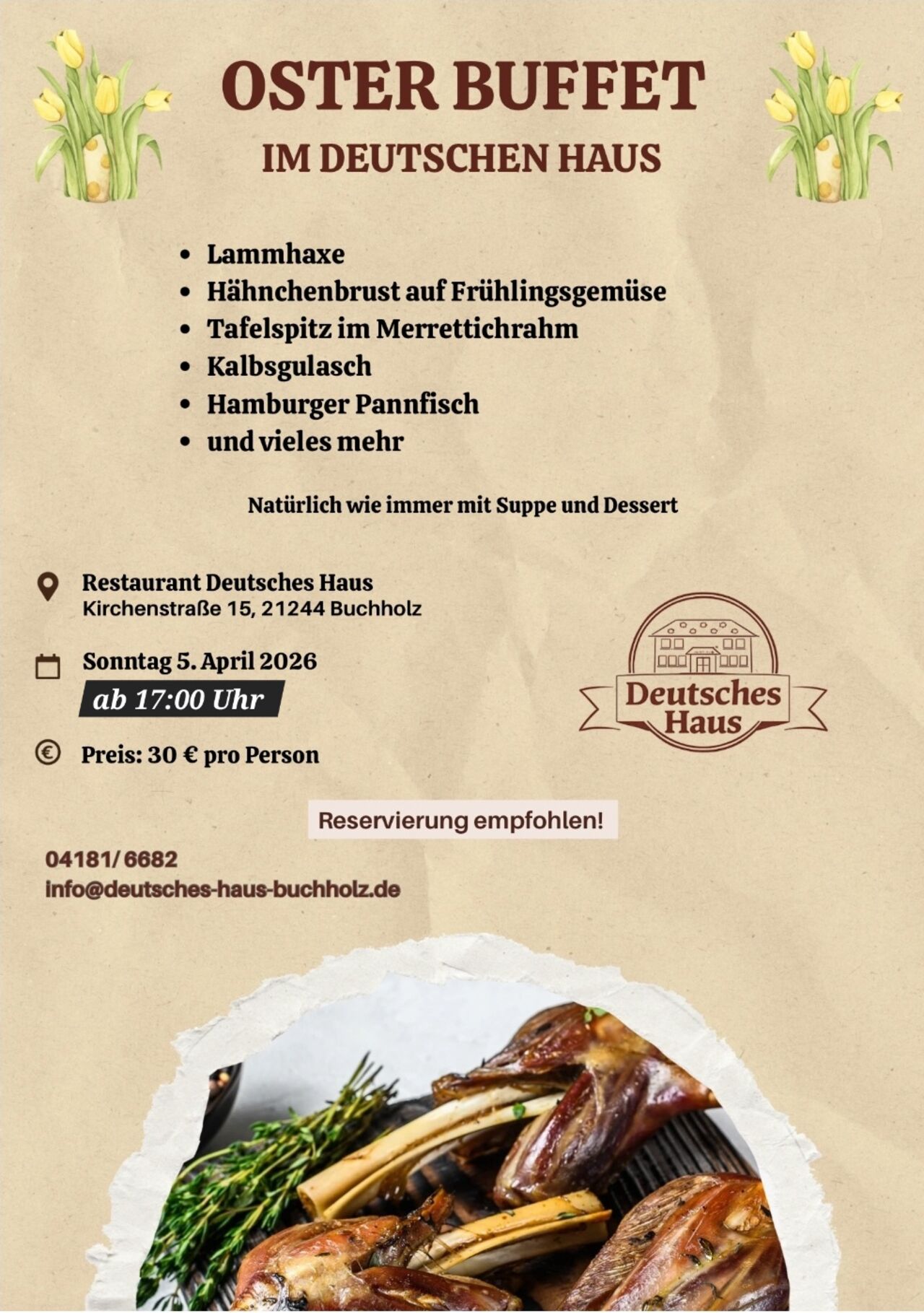Große Sonntagsbuffets