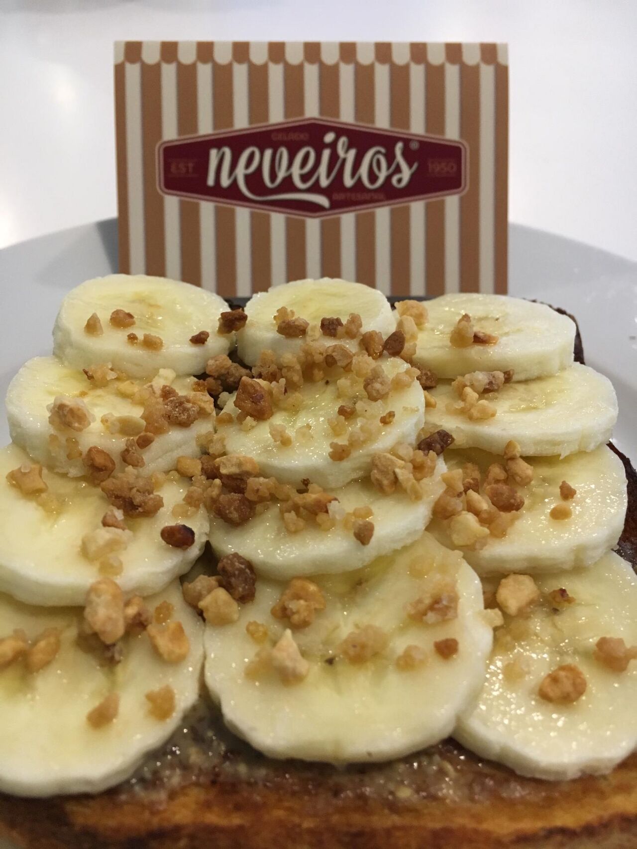 Tosta de banana & manteiga de amendoim