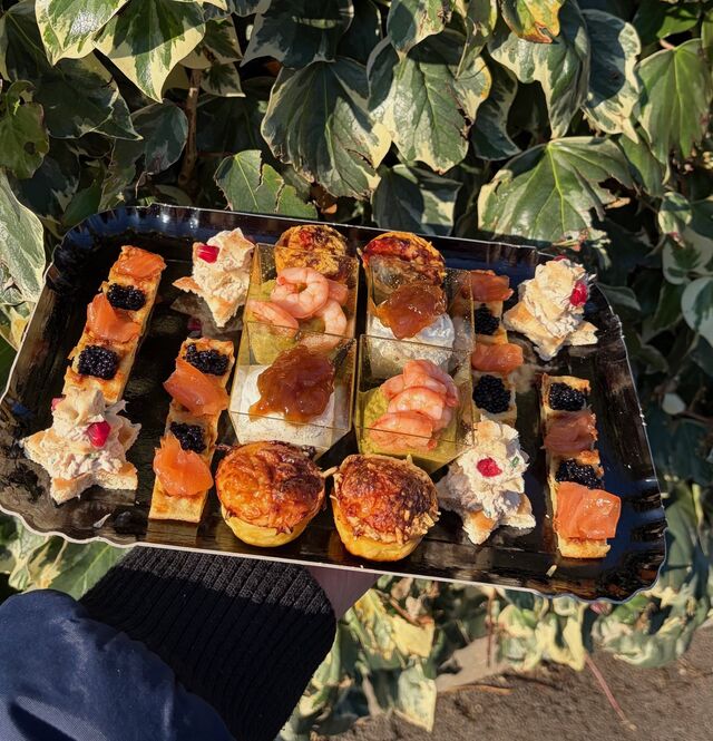 Plateau de petits fours frais