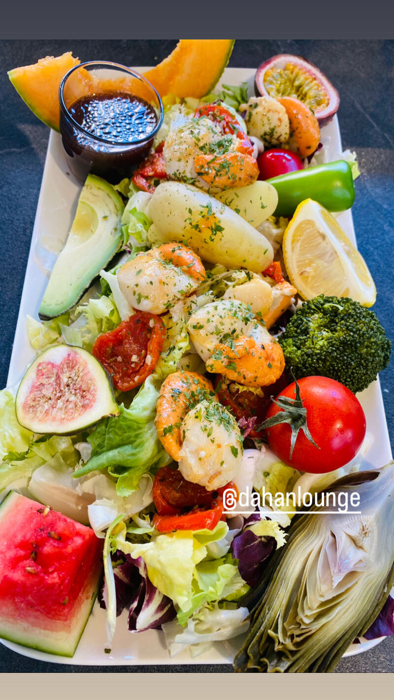 Salade St Jacques fraîches
