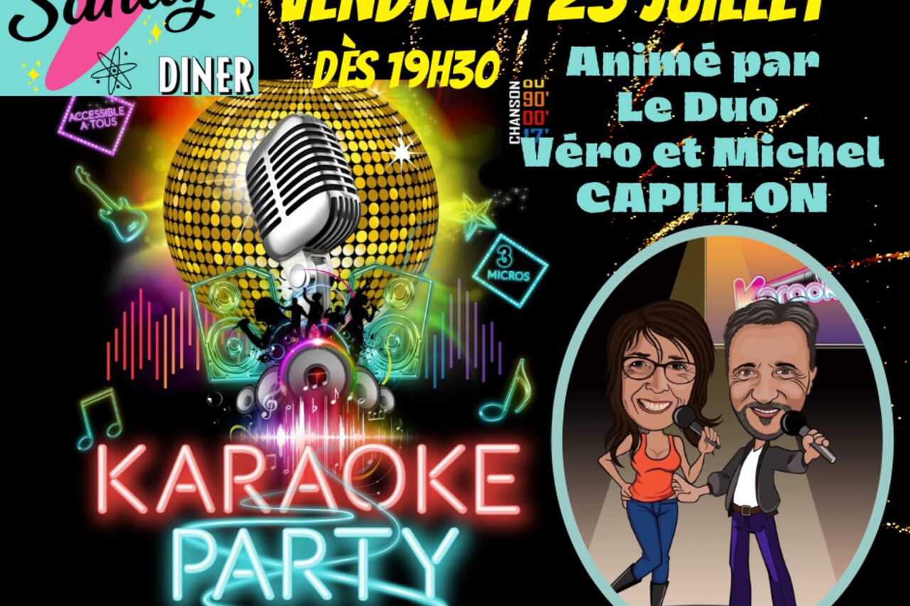 Soirée KARAOKE PARTY - vendredi 23 juillet 2021