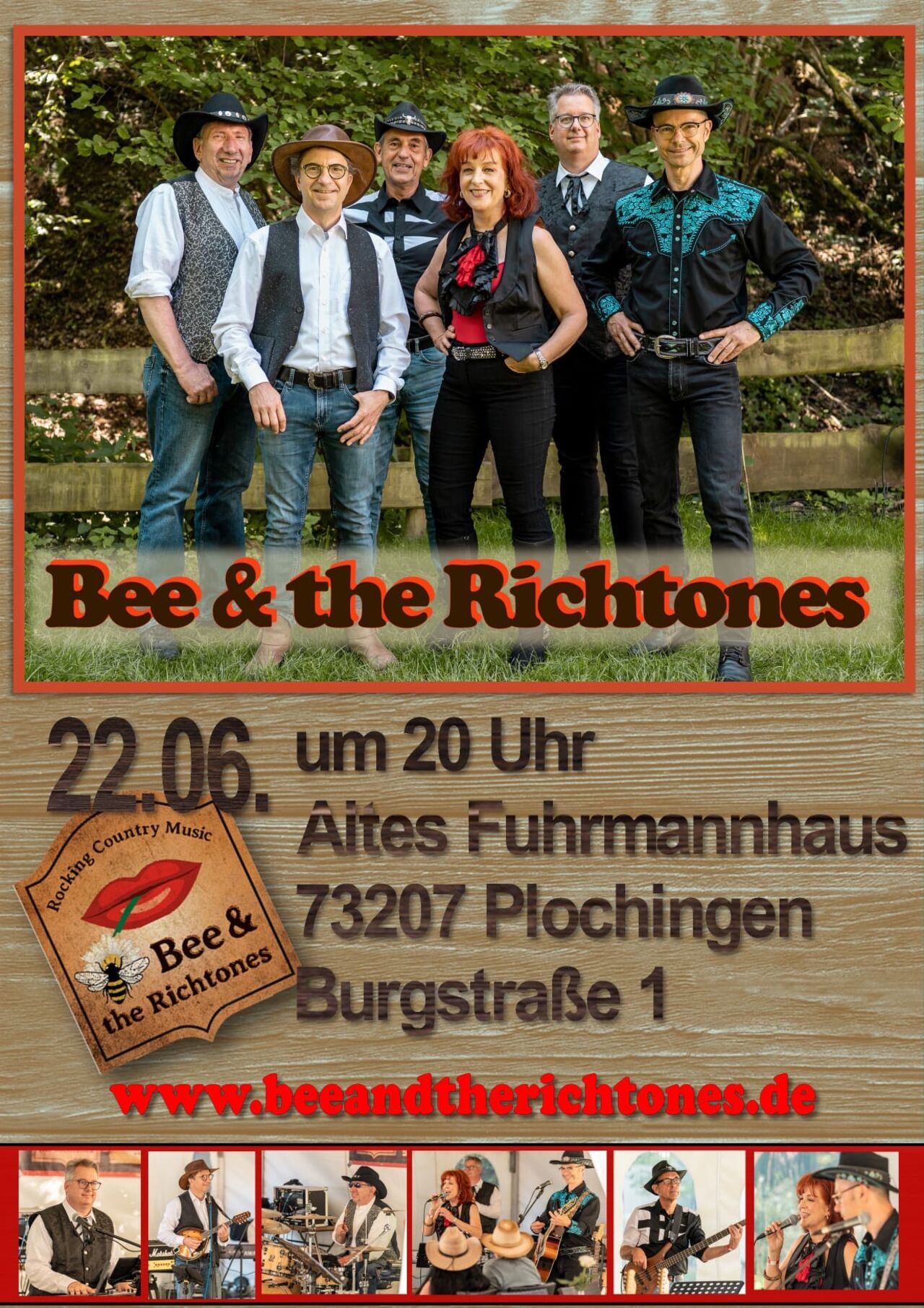 BEE & THE RICHTONES - die Country Band!