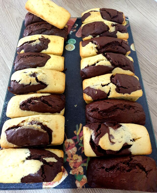 Mini-marbré chocolat noir
