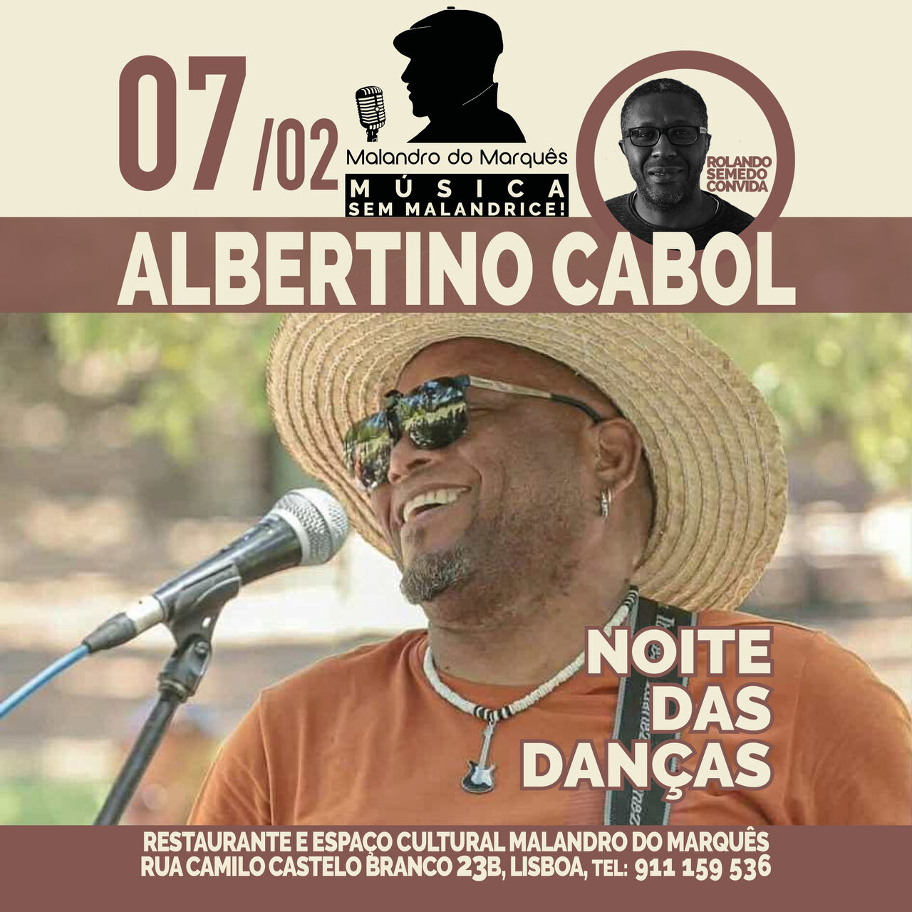 Noite das Danças com ALBERTINO CABOL