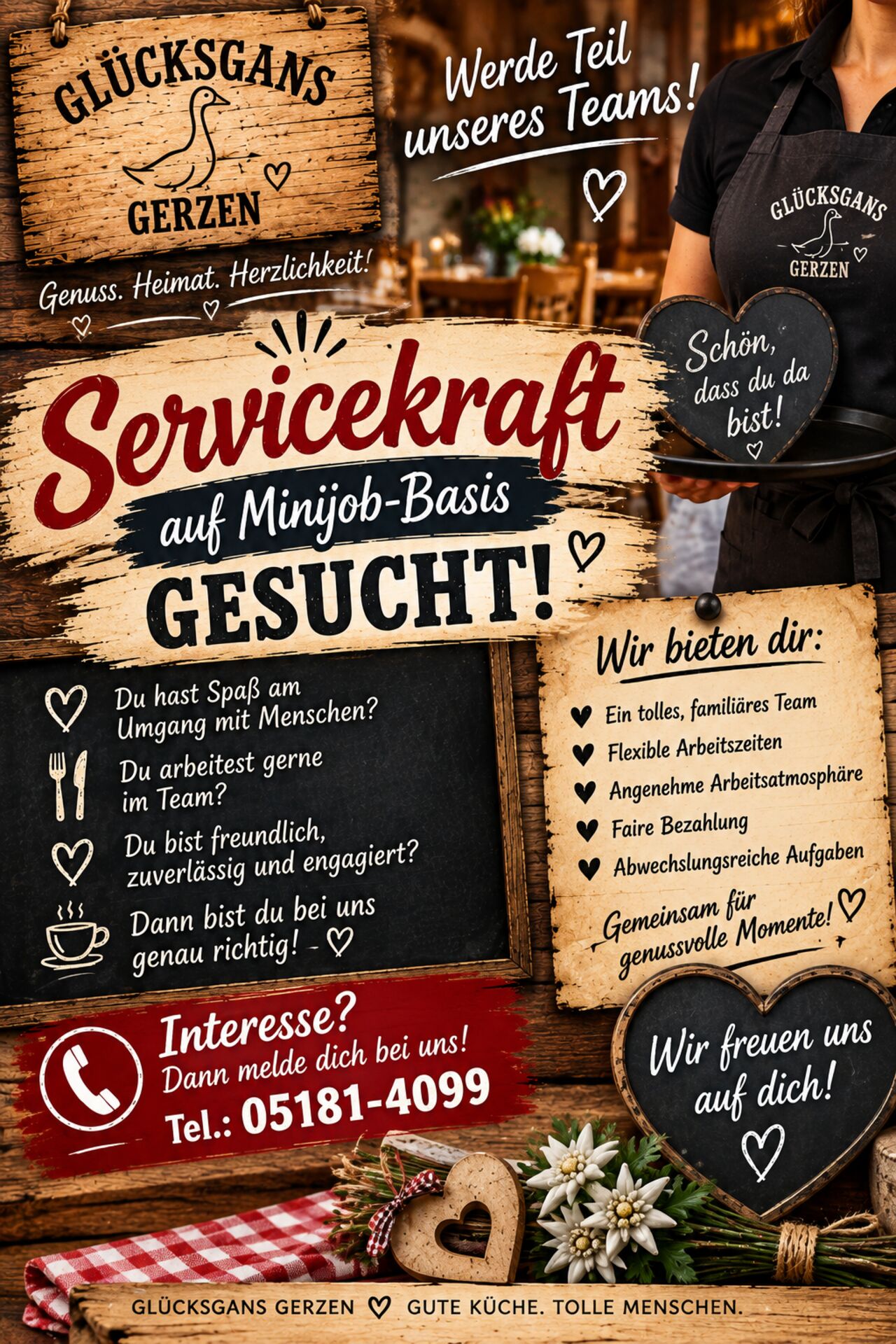 Wir suchen