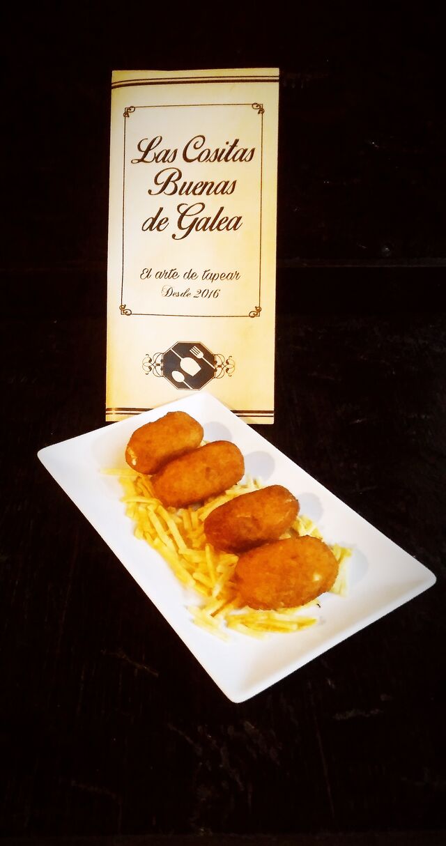 Croquetas caseras de Jamón de Pata Negra (sin lactosa)