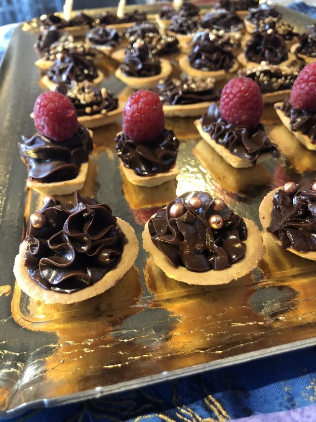 tarte ganache chocolat