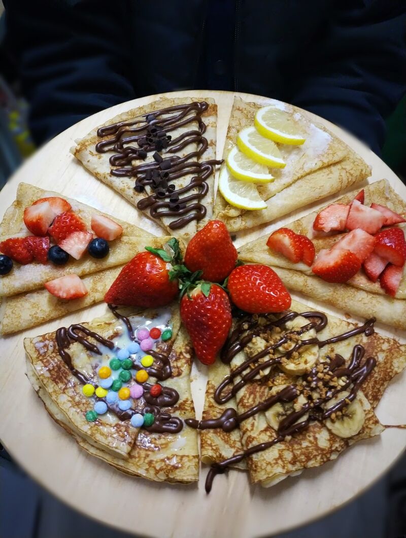 Crepes con frutas