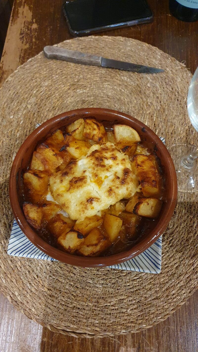 Bacalao gratinado