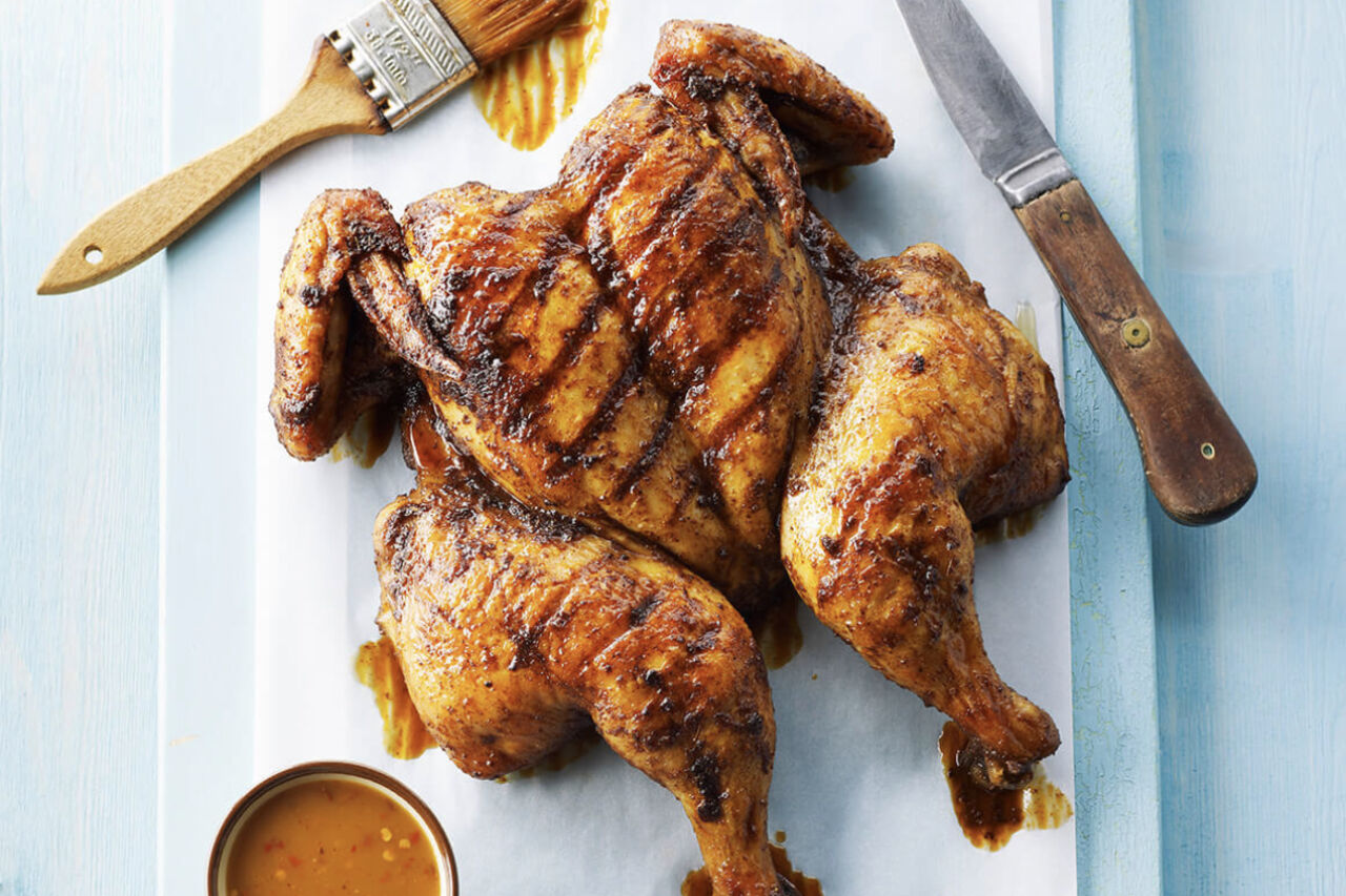 Poulet en crapaudine