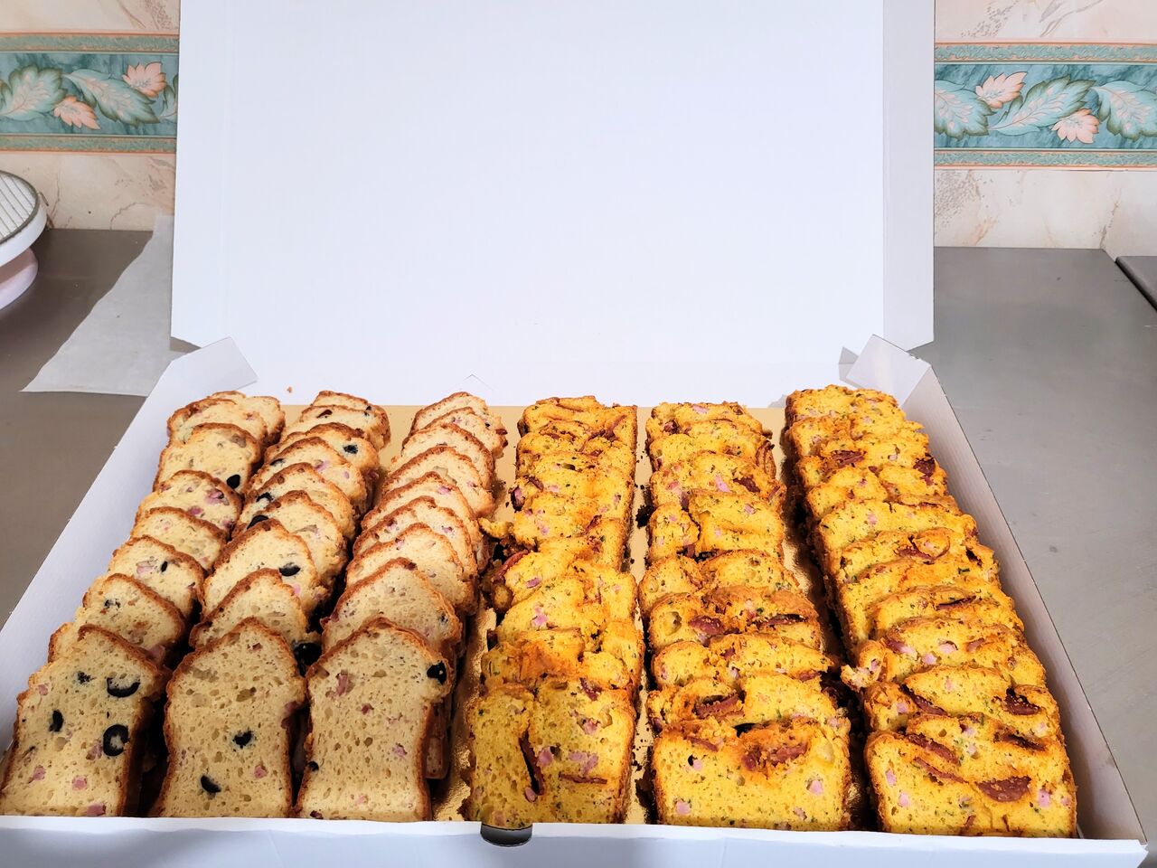 Cake jambon olive gruyère et cake carotte chorizo 