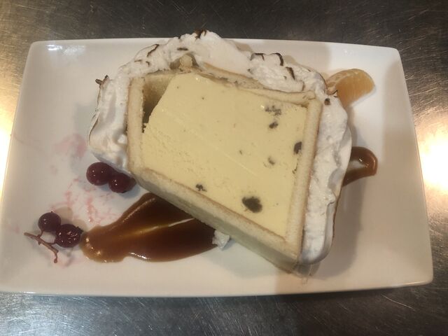 Omelette Norvégienne Maison au Rhum Raisins