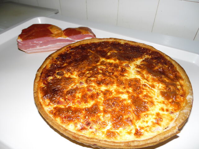 Quiche lorraine, tourte, pizza, grêlon ...........