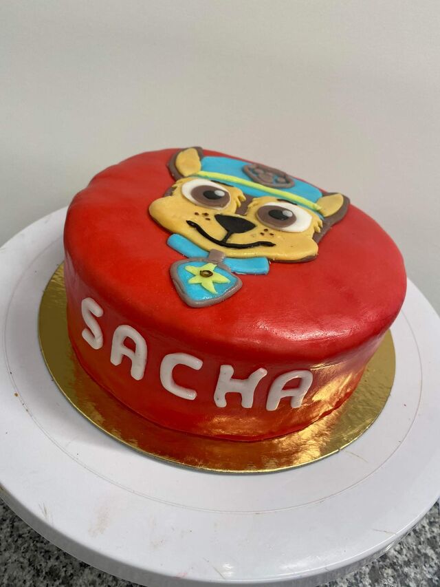 Cake design thème Paw Patrol Chase 