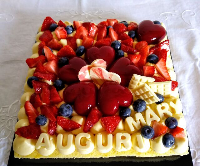 La Mia Chantilly
con cuori al lampone