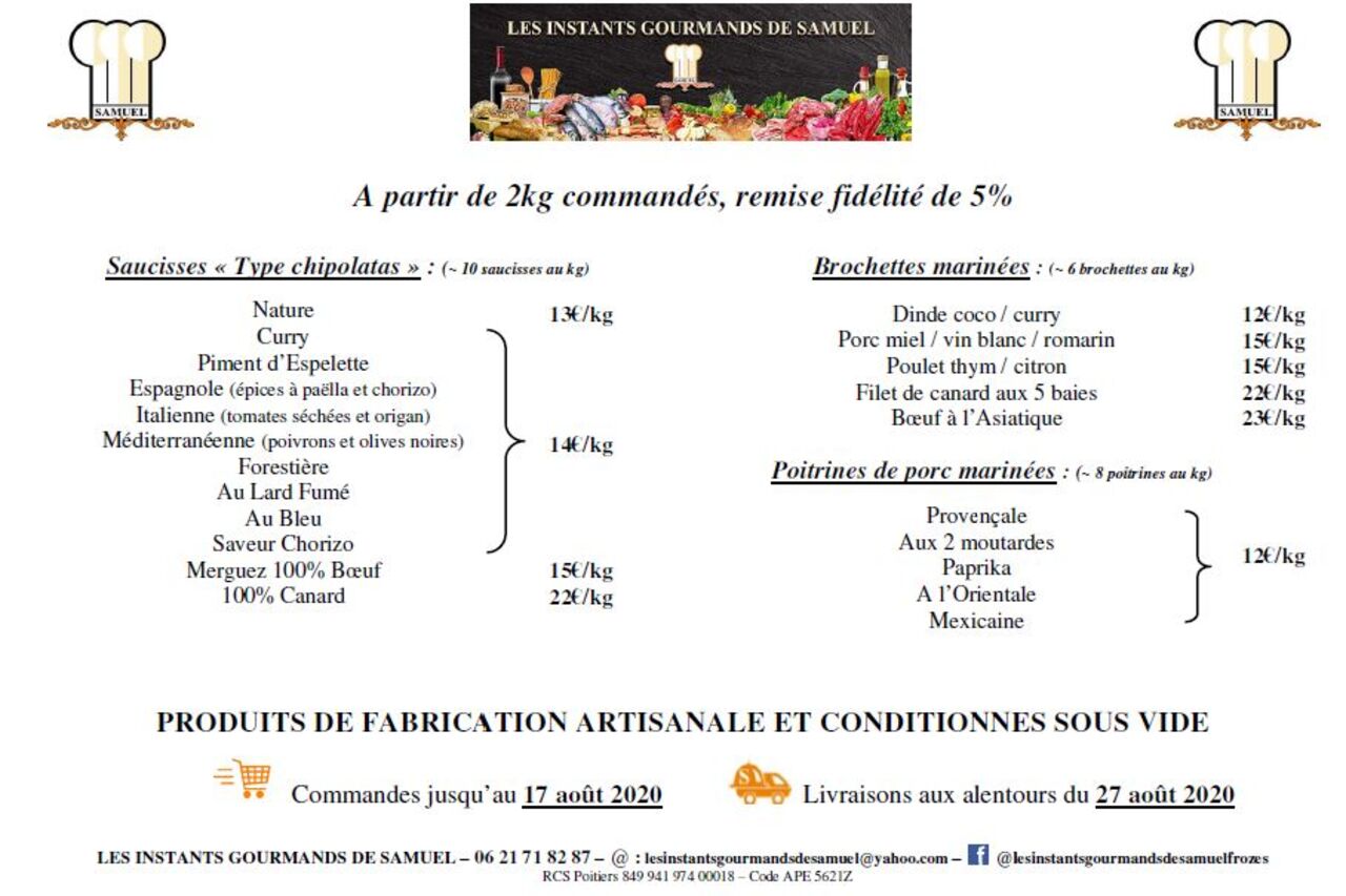 FABRICATION ARTISANALE