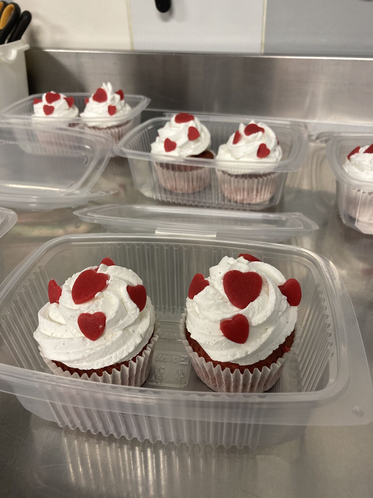 Cupcakes red velvet Pour la St Valentin ♥️