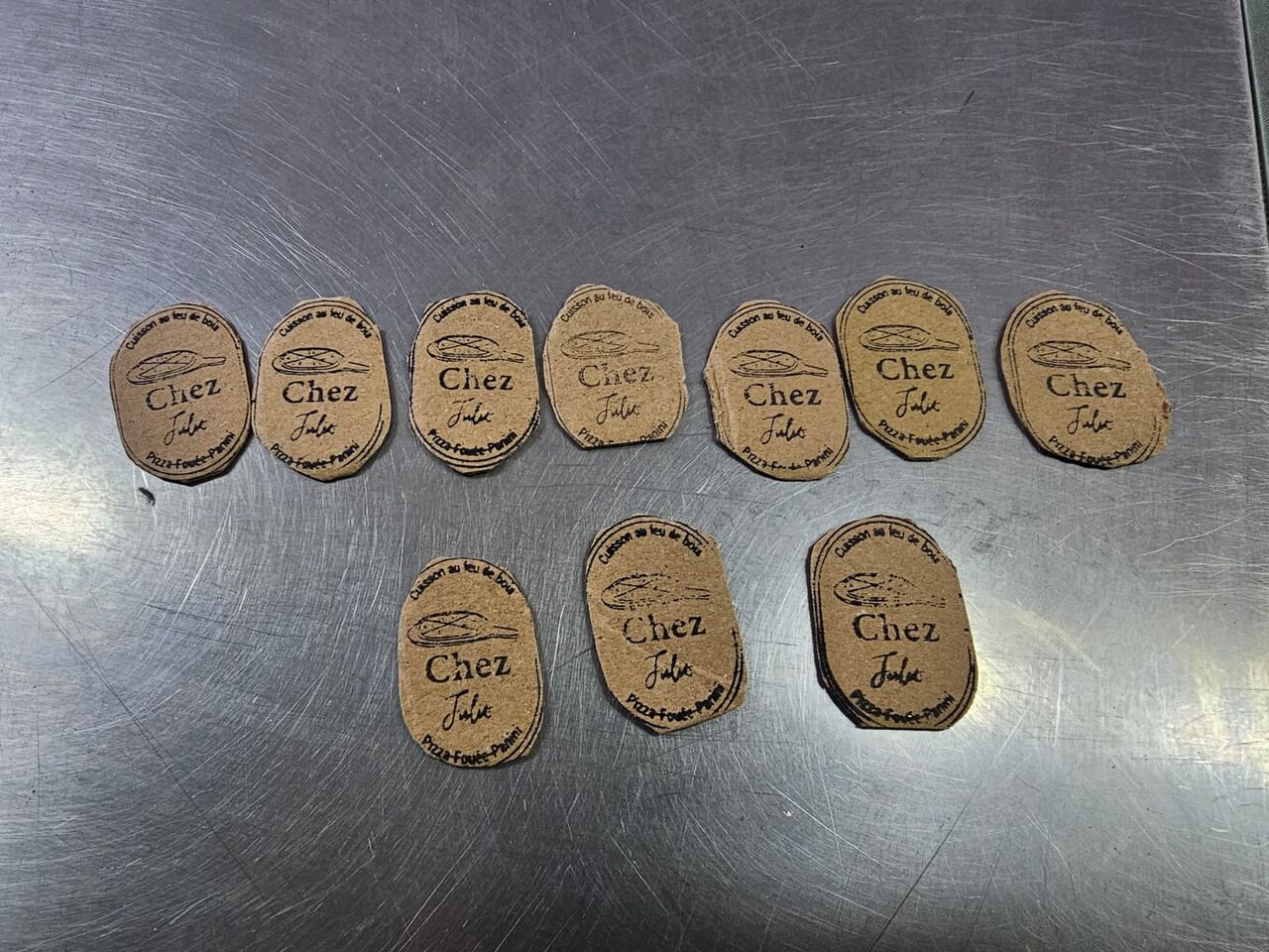 10 tampons=- 4 € sur une pizza!