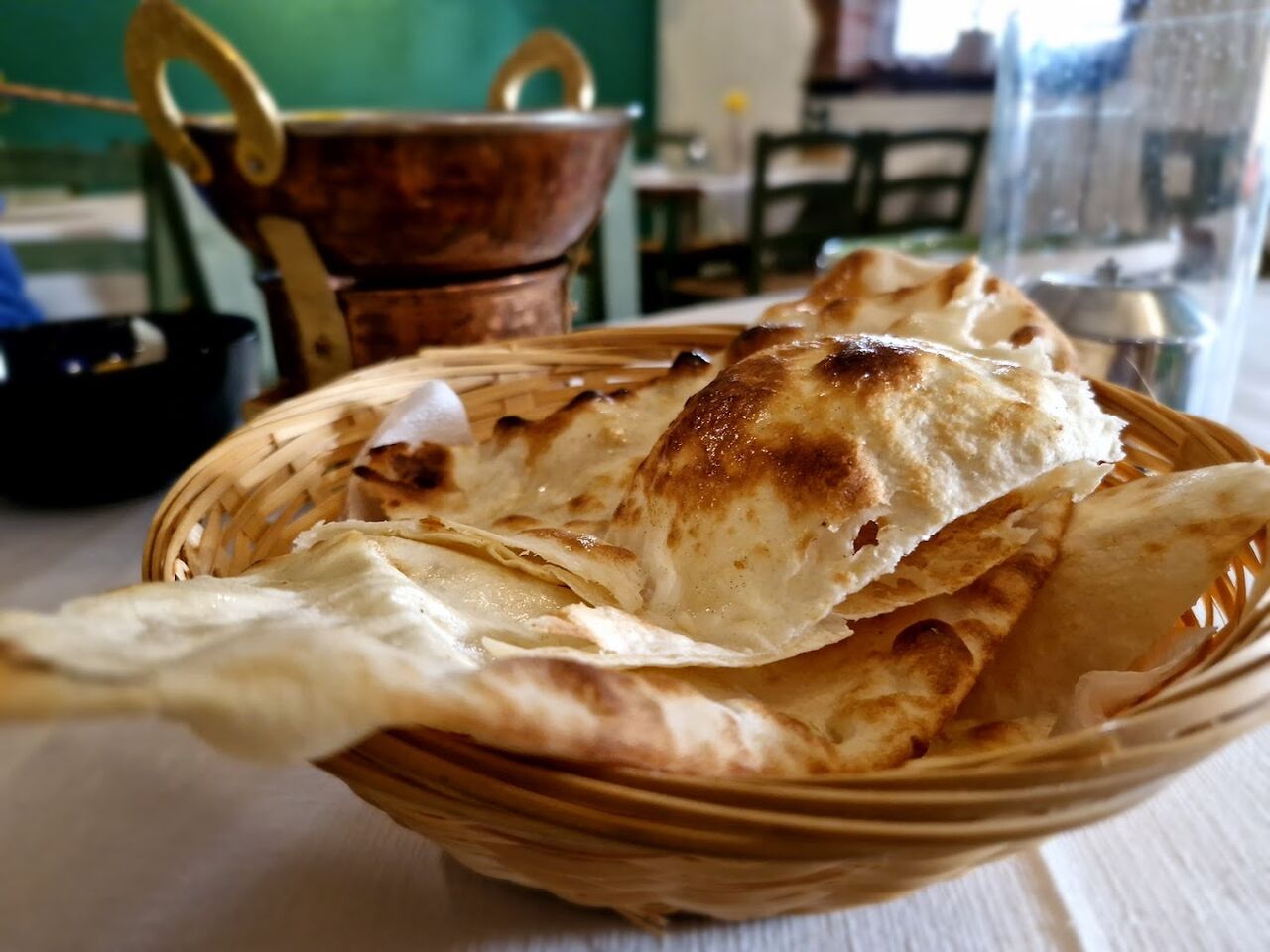 Garlic Nan, Käse Nan, Kartoffel Nan,