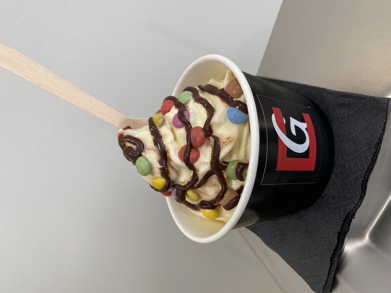 SUNDAE VÀILLE SMARTIES , chocolat maison 