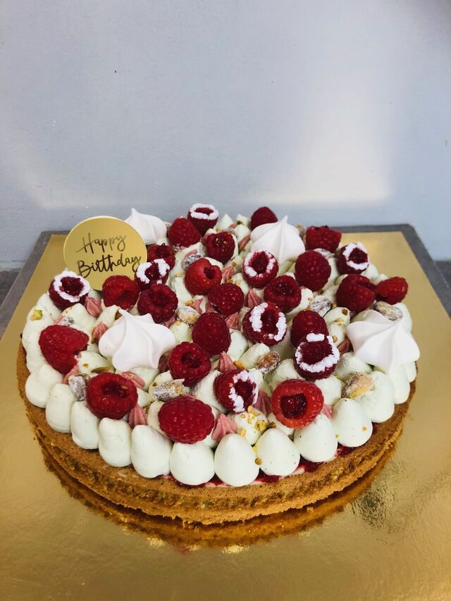 Tarte Pistache-Framboise