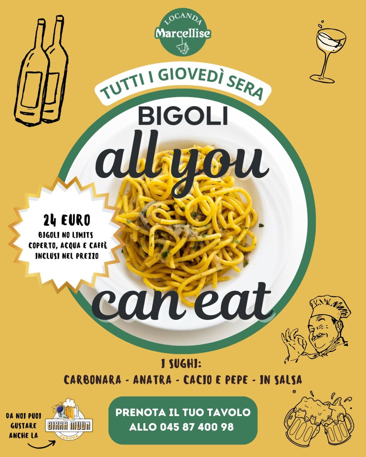 Speciale “All You Can Eat di Bigoli”