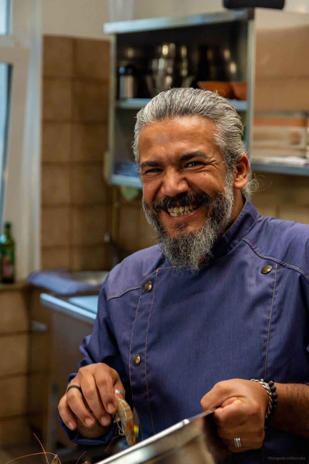 Unser Chefkoch und Inhaber des Restaurants Alma Libre Herr Riad Robil