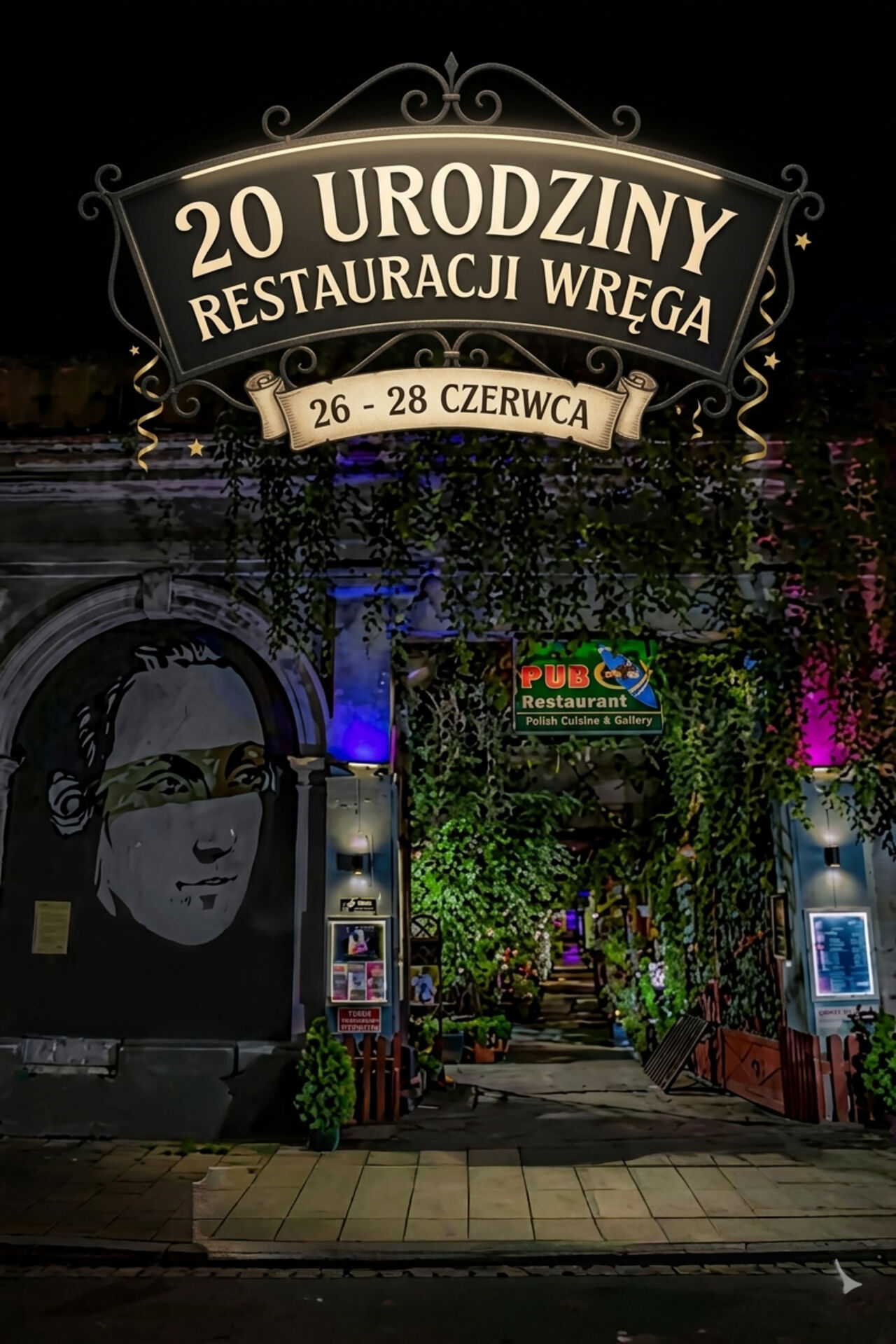 🎂 KONKURS: ŚWIĘTUJEMY 20-LECIE RESTAURACJI WRĘGA! 🎂