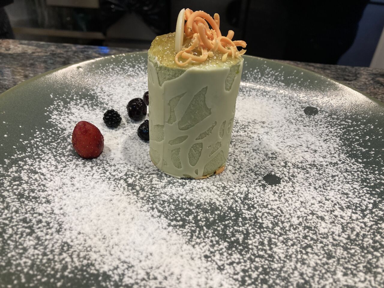 Helado de pistacho artesano
