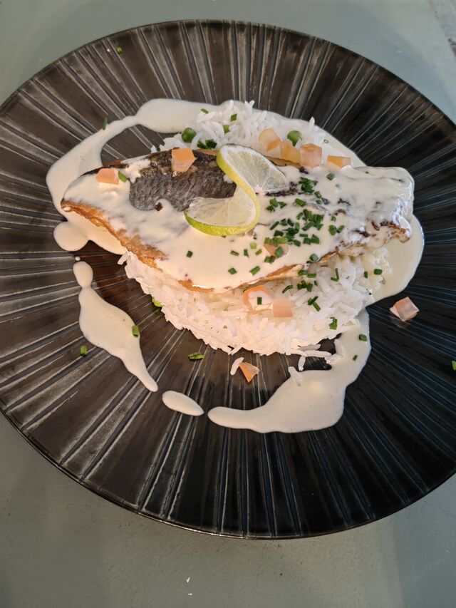 filet de daurade a la sauce citron