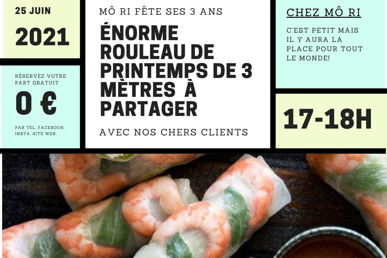 Mô Ri fête ses 3 ans!