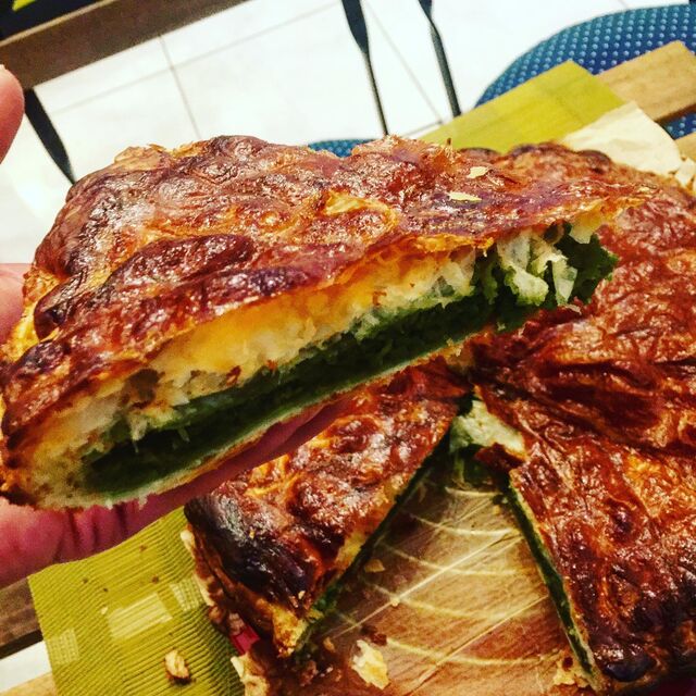 Galette des rois au thé matcha
