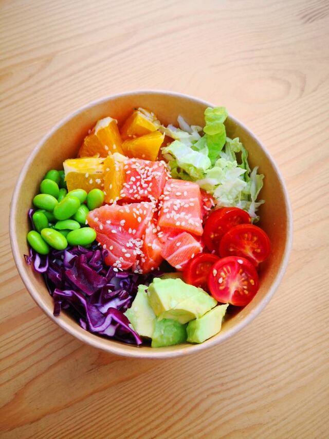Poke bowl au saumon label rouge