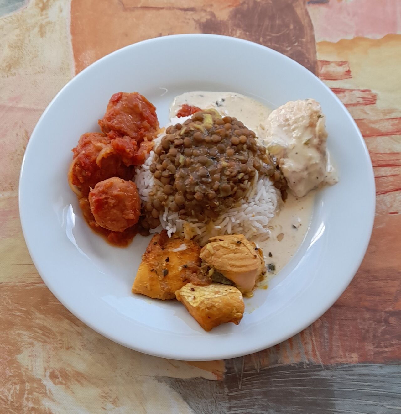 Assiette découverte