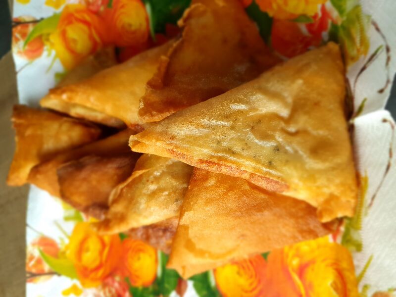 Samoussa poulet piment oiseaux 