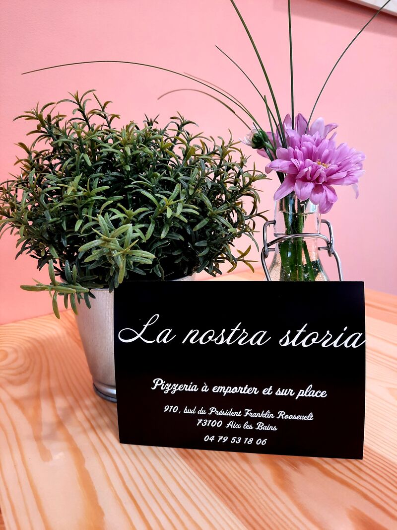 LA NOSTRA STORIA - AIX LES BAINS, Italienne cuisine près de moi