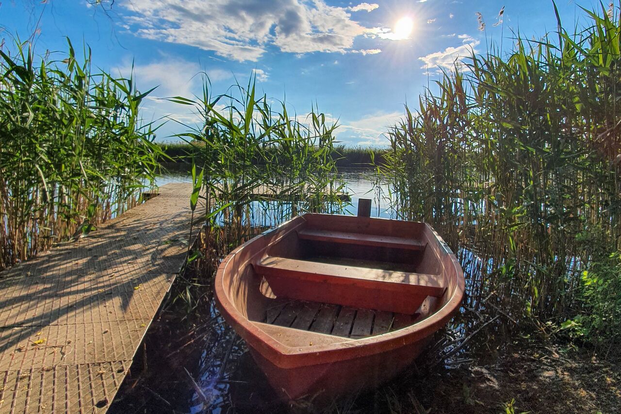 A csónak, mely rendelkezésre áll a vendégeink részére