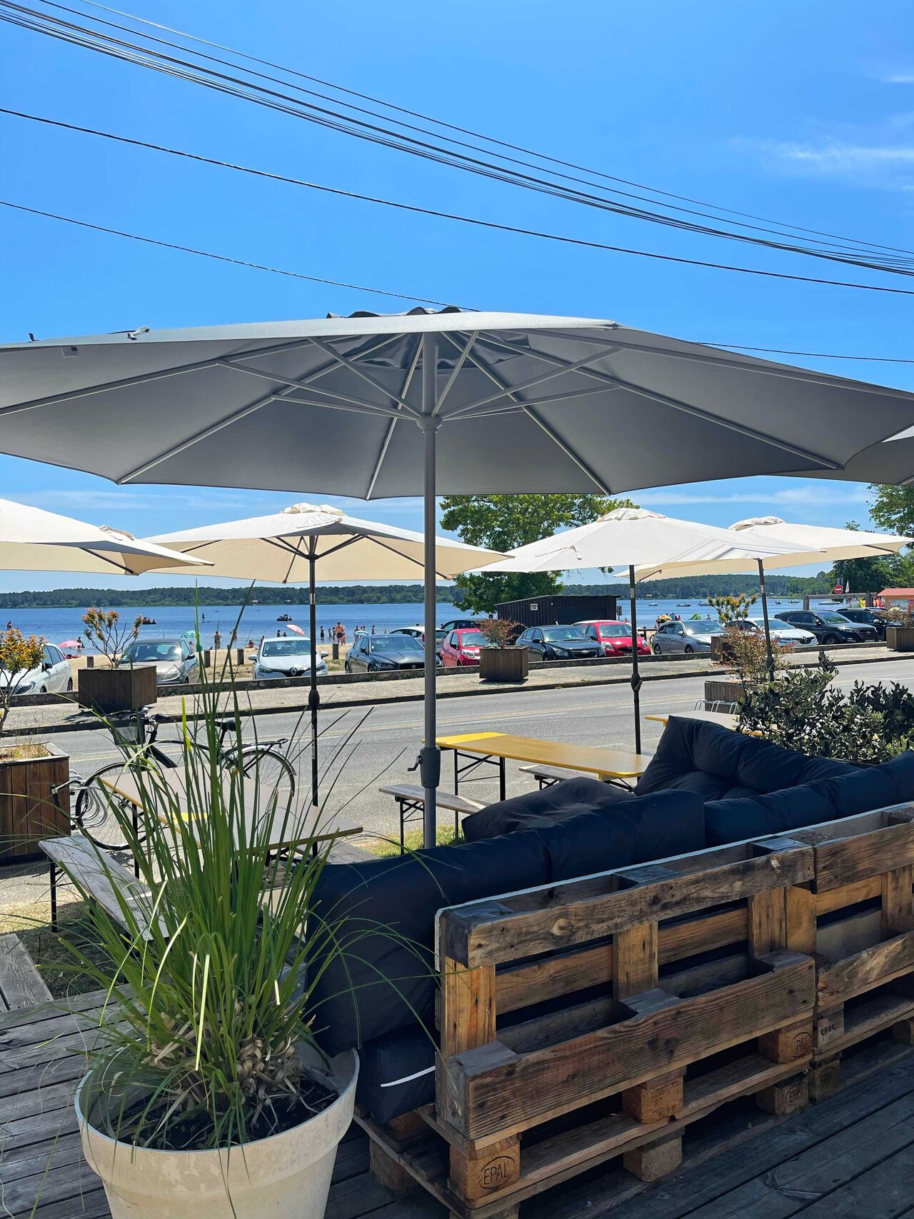 Terrasse de La Roulotte du Moutchic