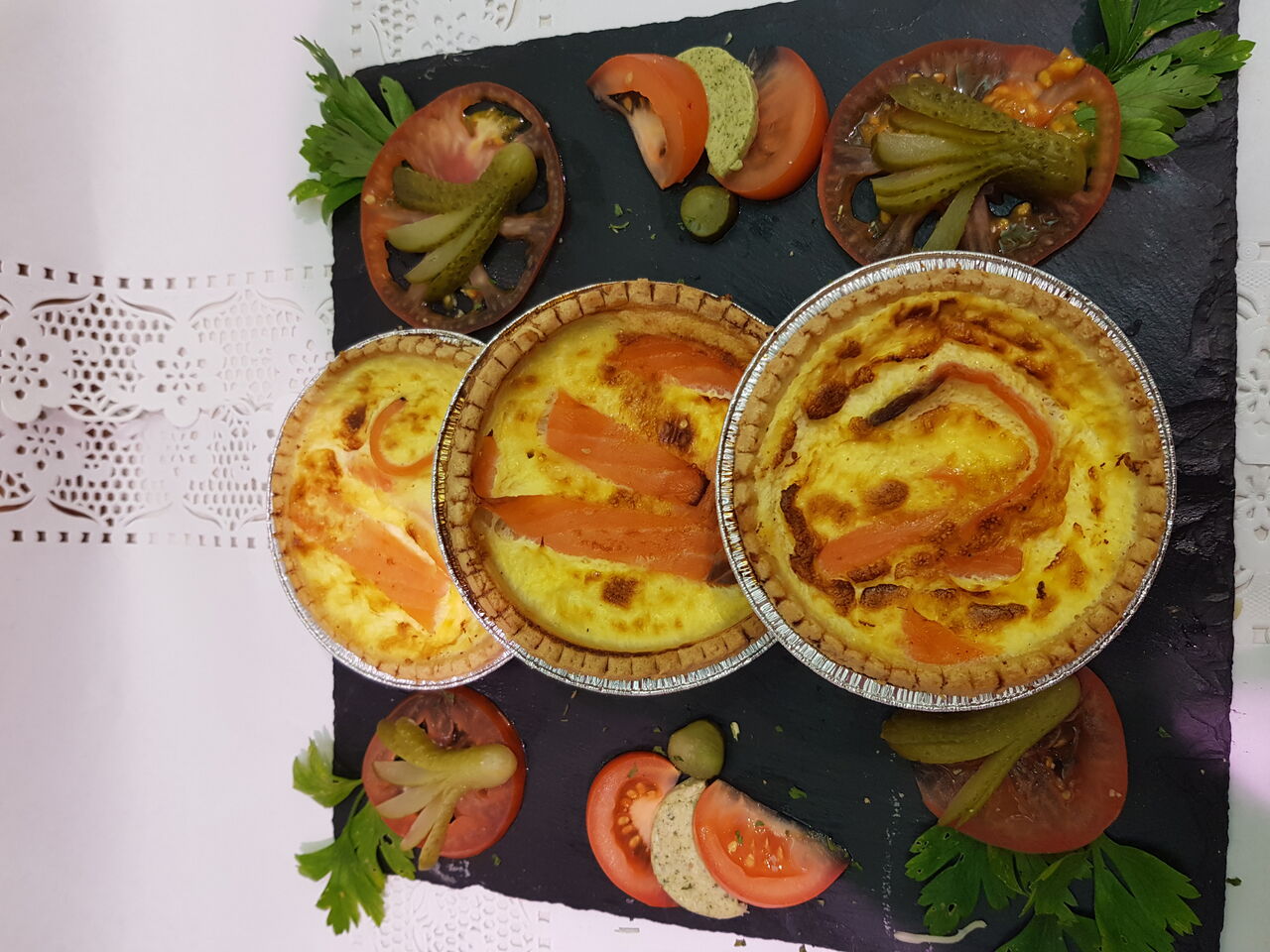 Quiche saumon 