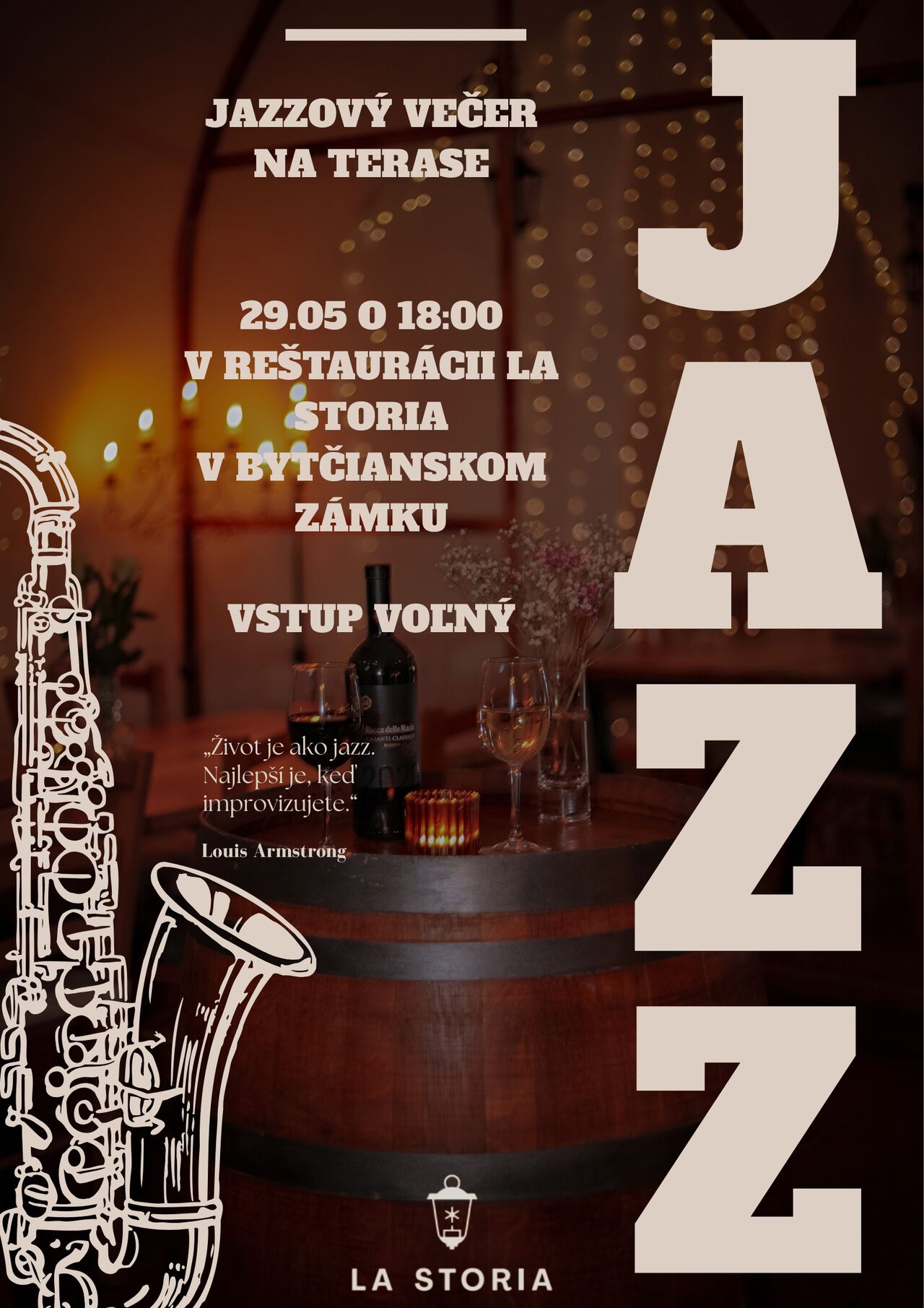 Jazz večer 29.05. o 18:00