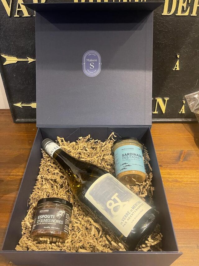 Coffret petit modèle vin blanc 