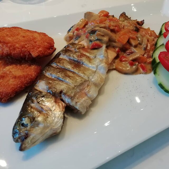 forel Ardennaise met rösti