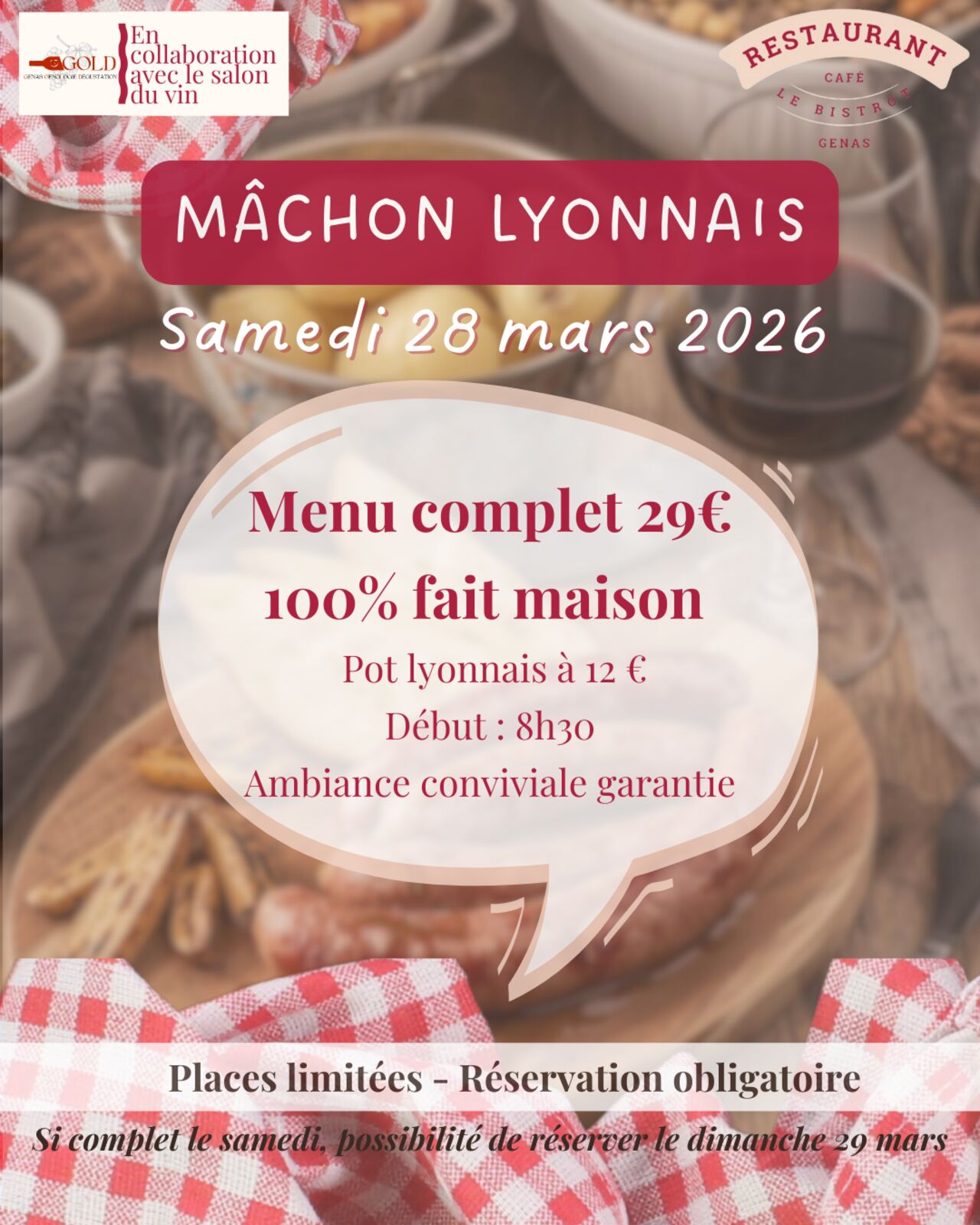 Mâchon lyonnais - samedi 28 mars 2026