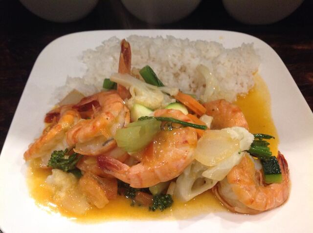 Scampis Tomyam Thaï