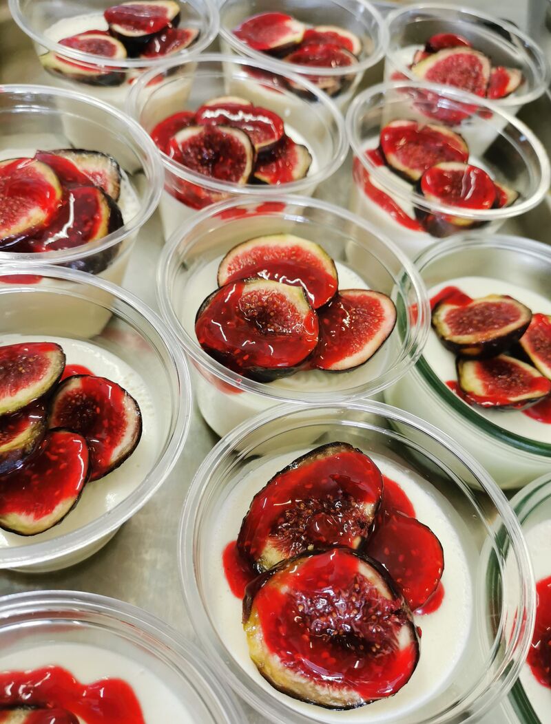 Panna cotta figue